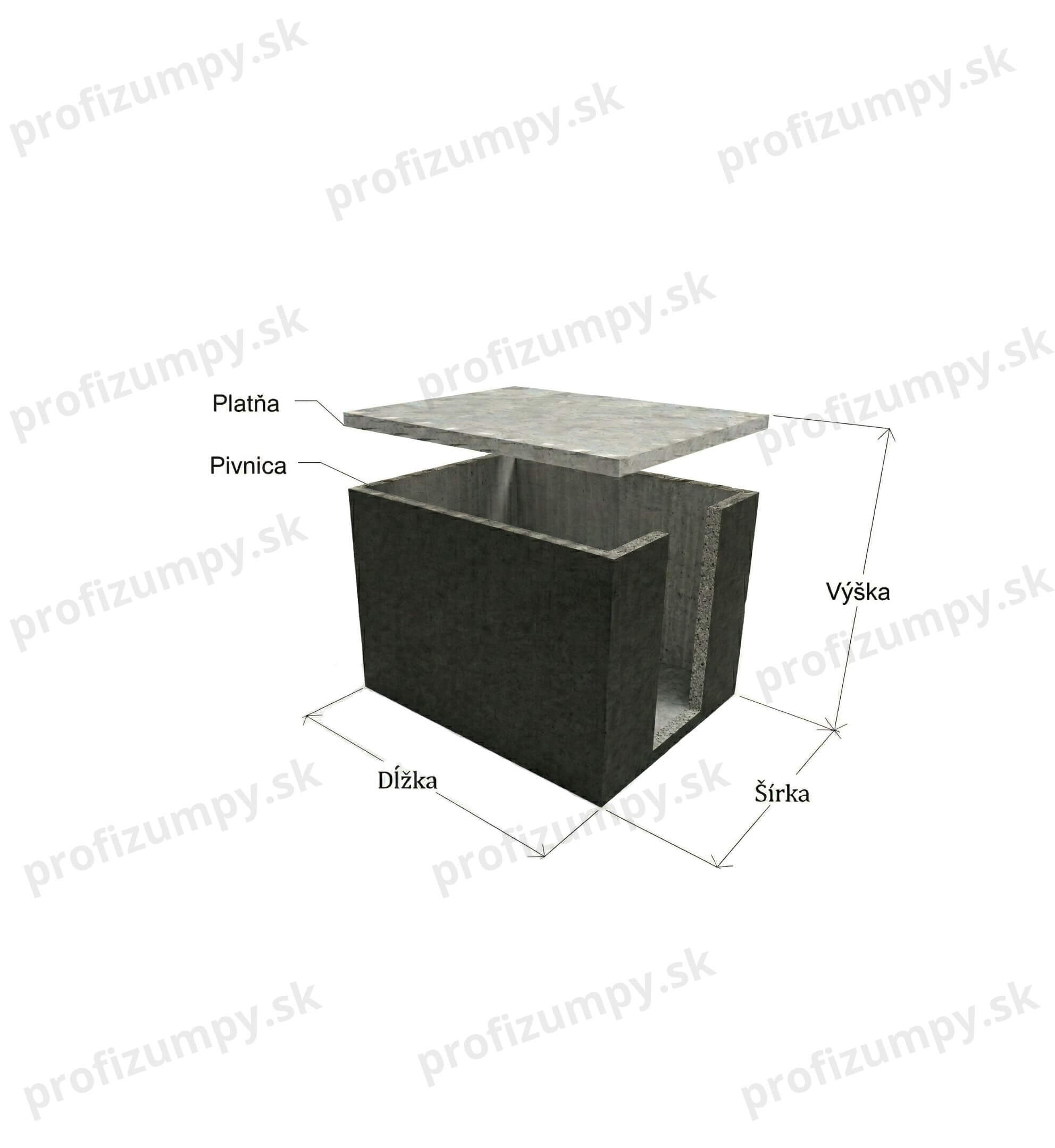 Pivnica 7m2 – bočný vstup - foto 1